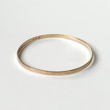 Vintage Solid Etched Bangle