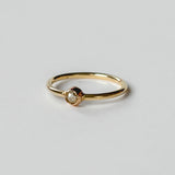 Antique Diamond Buttercup Ring