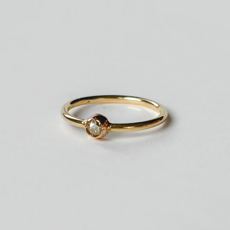 Antique Diamond Buttercup Ring