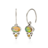 Florence Hoop Earrings - Opal