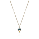 Petite Florence Necklace - Blue Spinel