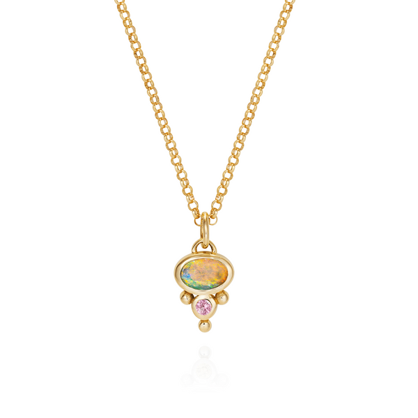 Petite Florence Necklace - Opal