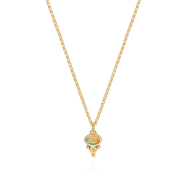 Petite Florence Necklace - Opal