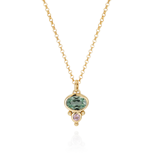 Florence Necklace - Green Sapphire