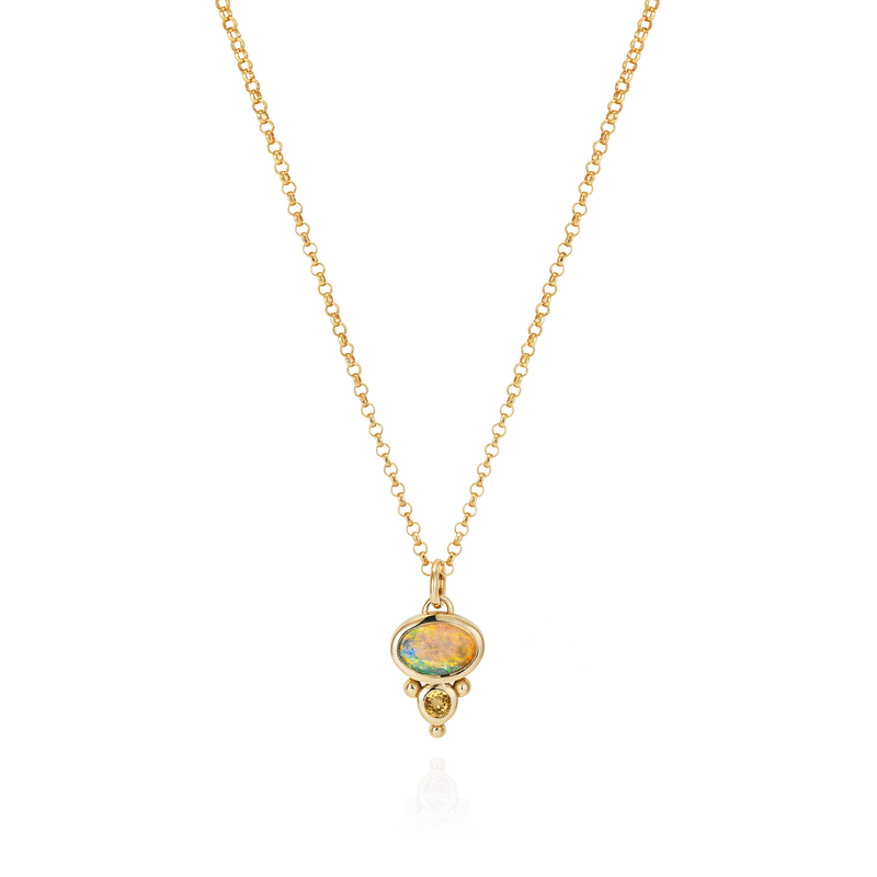 Florence Necklace - Opal