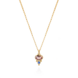 Florence Necklace - Peach Spinel