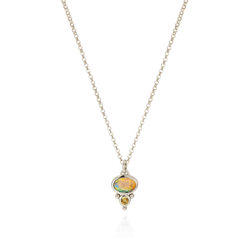 Florence Necklace - Opal