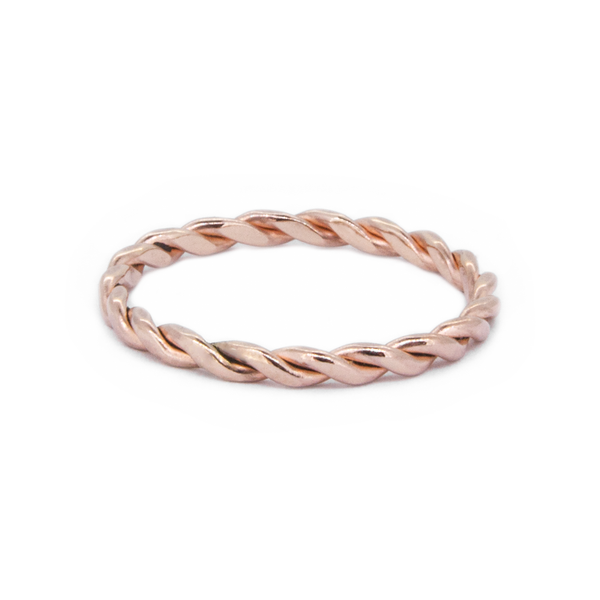 Rose Gold Twist Ring