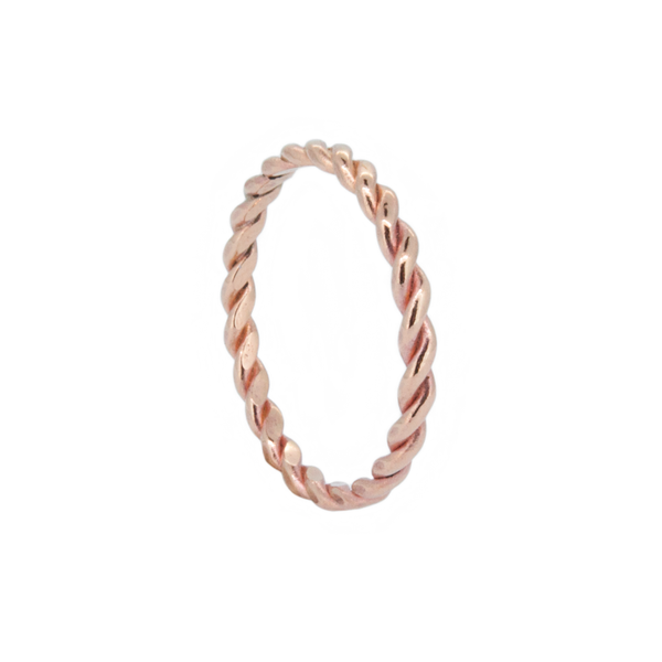 Rose Gold Twist Ring